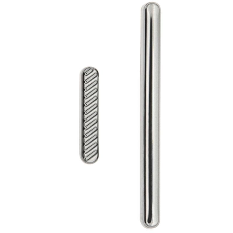 For Motorola Moto G8 Replacement Power And Volume Hard Buttons (Silver)