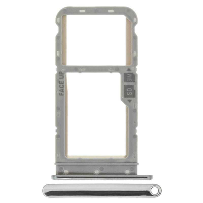 For Motorola Moto G8 Replacement Sim Card Tray (White Pearl)