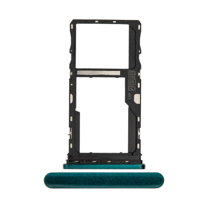 For Motorola Moto G9 Play Replacement Sim Card Tray (Forest Green)