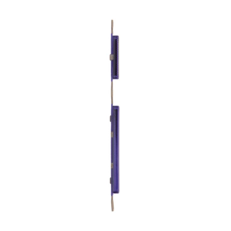 For Motorola Moto G9 Power Replacement Power And Volume Hard Buttons (Electric Violet)