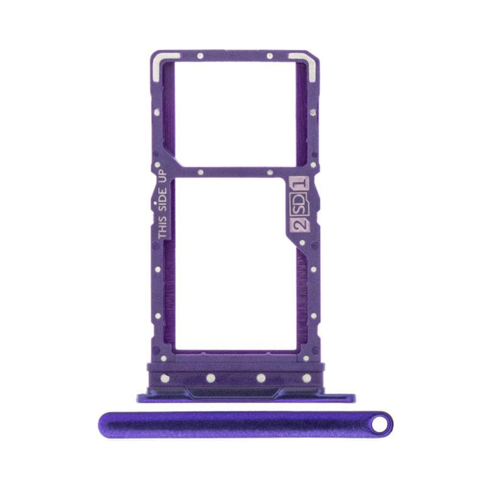 For Motorola Moto G9 Power Replacement Sim Card Tray (Electric Violet)