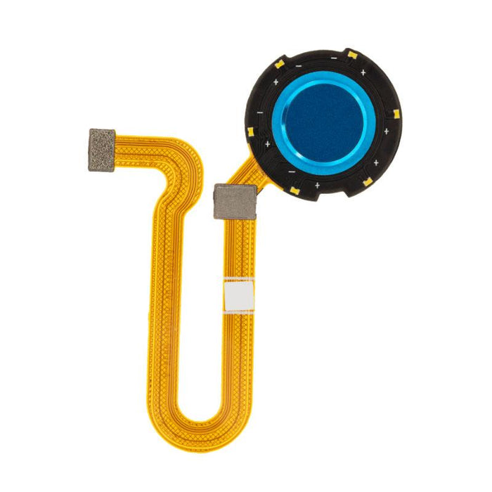 For Motorola Moto One Hyper (XT2027) Replacement Fingerprint Reader With Flex Cable (Deep Sea Blue)