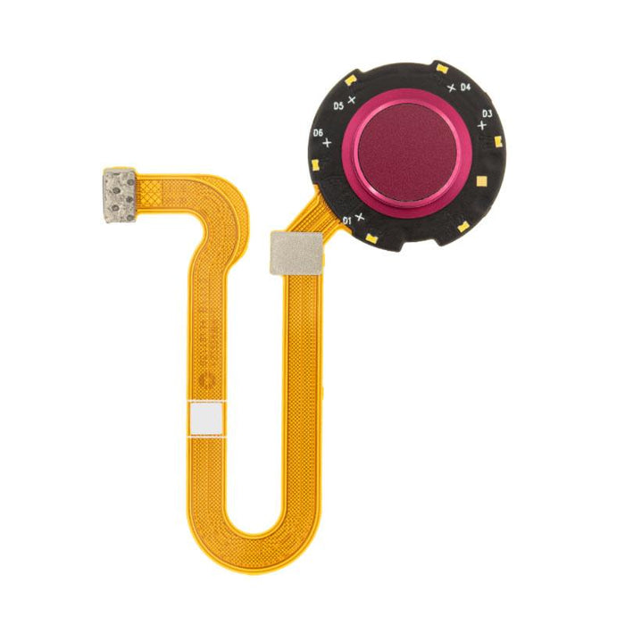 For Motorola Moto One Hyper (XT2027) Replacement Fingerprint Reader With Flex Cable (Fresh Orchid)