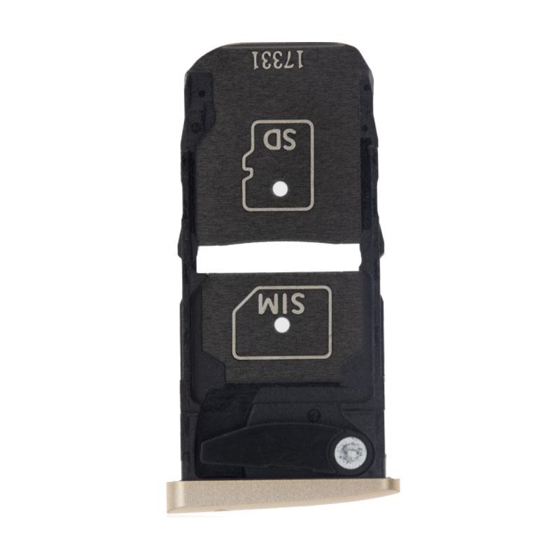 For Motorola Moto Z (XT1650-01) Replacement Sim Card Tray (Gold)