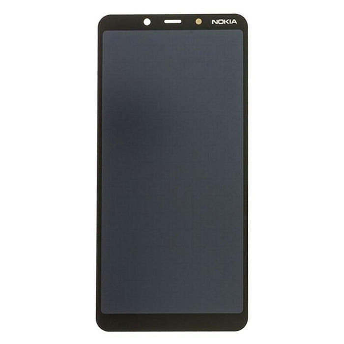 For Nokia 3.1 Plus Replacement LCD Screen and Digitiser Assembly (Black)
