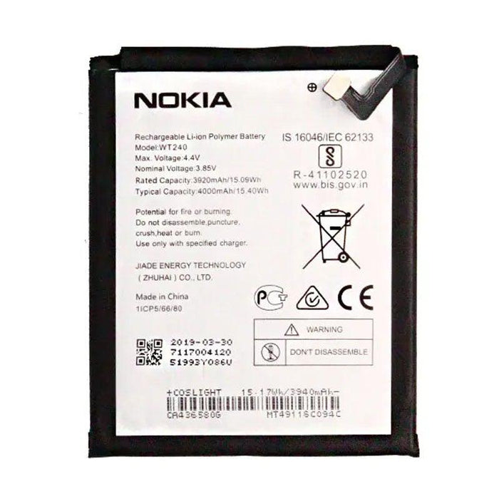 For Nokia 3.2 Replacement Battery 4000 mAh