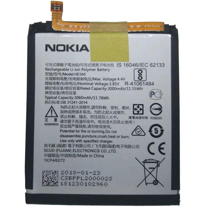 For Nokia 6.1 Replacement Battery 3000 mAh