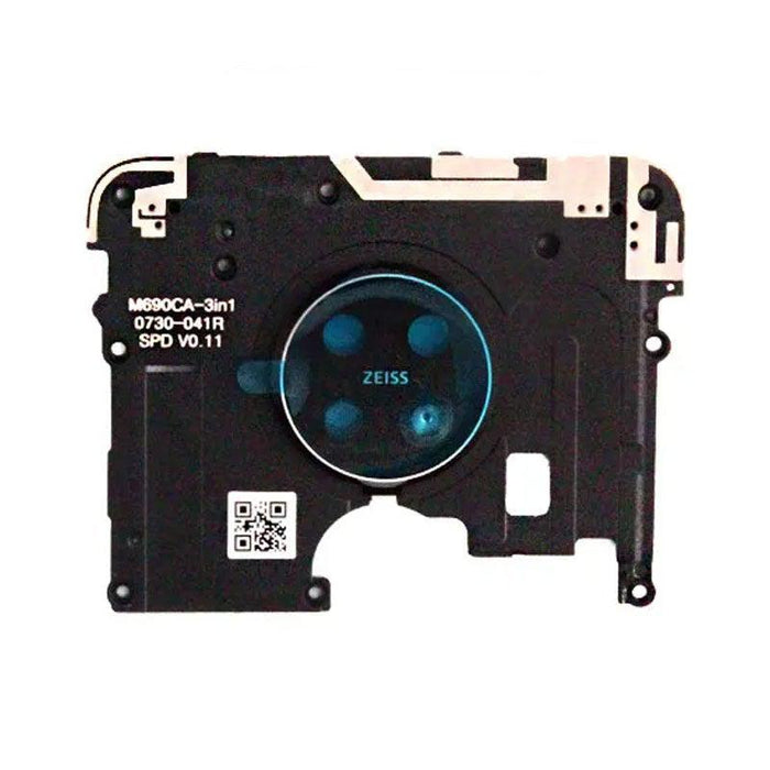 For Nokia 7.2 Replacement Camera Lens Frame With Bracket (Black)