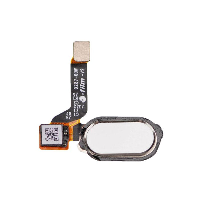 For OnePlus 3T Replacement Home Button With Flex Cable (White)