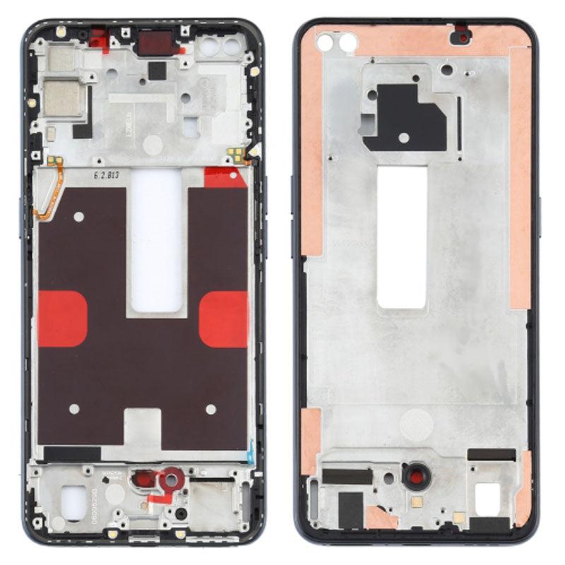 For Oppo Reno4 5G Replacement Front Housing (Black)