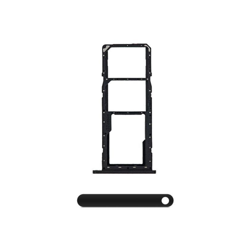 For Samsung Galaxy A01 A015F Replacement Dual Sim Card Tray (Black)