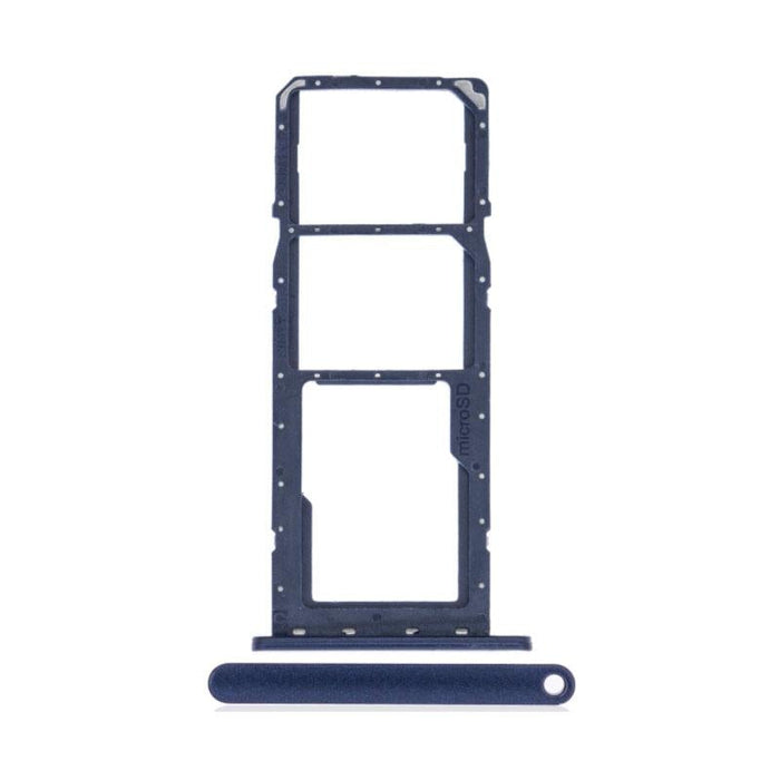 For Samsung Galaxy A02s A025 Replacement Dual Sim Card Tray (Blue)