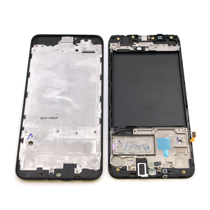 For Samsung Galaxy A10 / A105 Replacement Midframe Chassis Assembly With Buttons (Black)