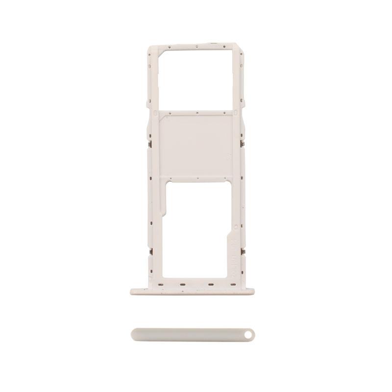 For Samsung Galaxy A11 A115 Replacement Dual Sim Card Tray (White)
