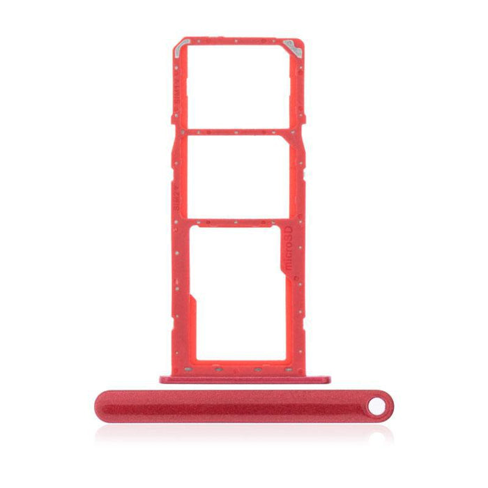 For Samsung Galaxy A11 A115F Replacement Dual Sim Card Tray (Red)