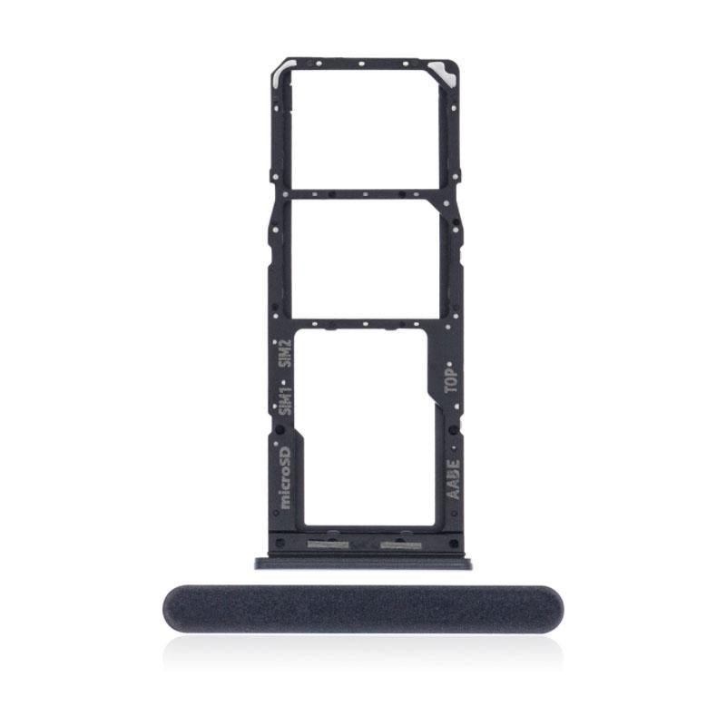 For Samsung Galaxy A12 A125F Replacement Dual Sim Card Tray (Black)