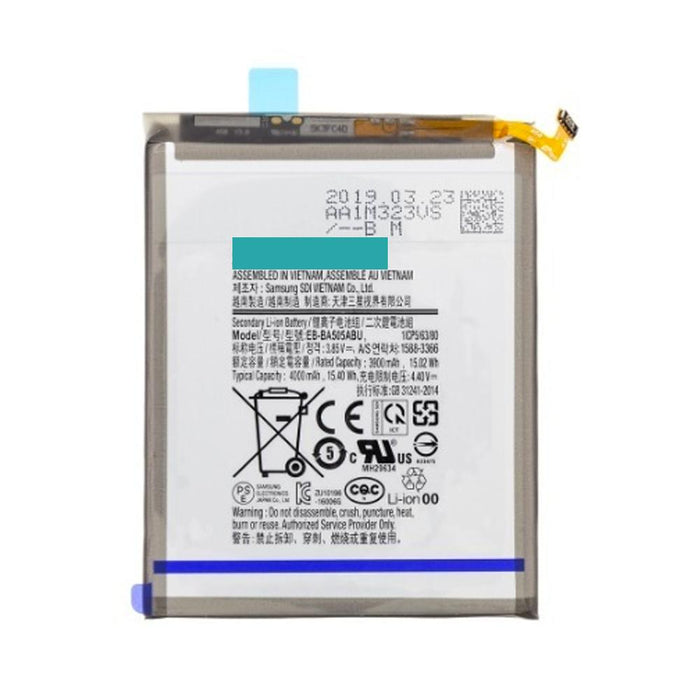 For Samsung Galaxy A20 A205 / A30 A305 / A50 A505 / A50s A507 Replacement Battery 4000mAh