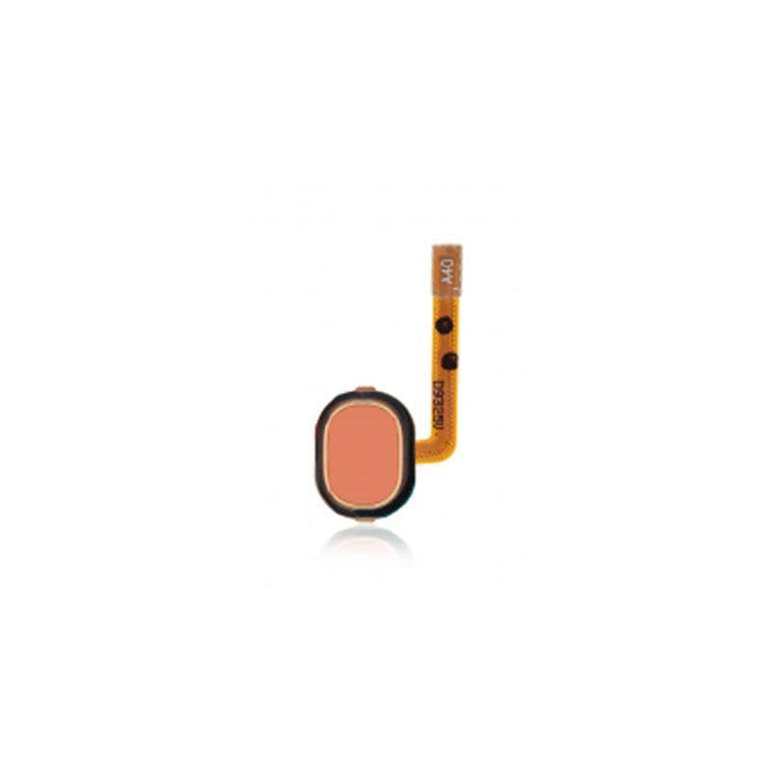 For Samsung Galaxy A20 A205 Replacement Fingerprint Reader With Flex Cable (Coral Orange)