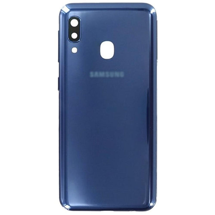 For Samsung Galaxy A20e A202 Replacement Rear Battery Cover with Adhesive (Blue)