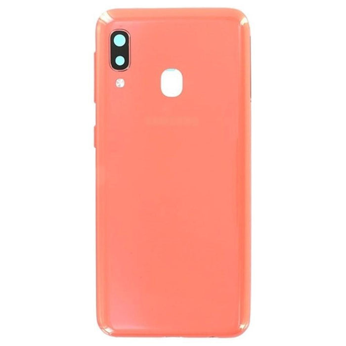 For Samsung Galaxy A20e A202 Replacement Rear Battery Cover with Adhesive (Orange)