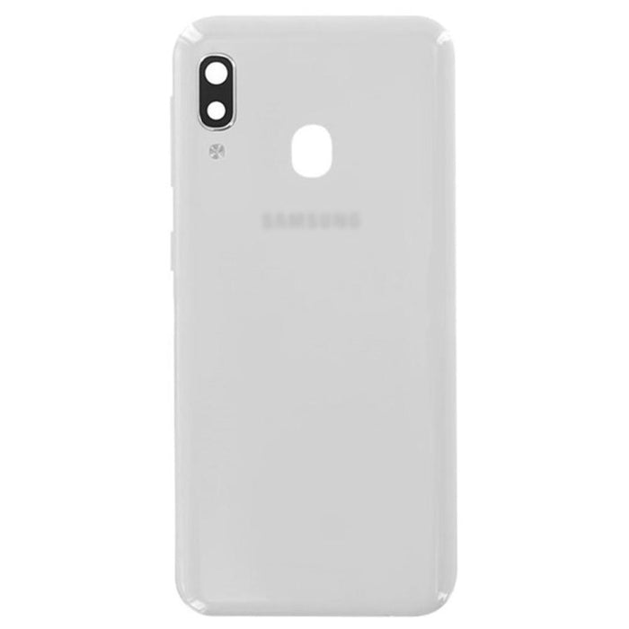 For Samsung Galaxy A20e A202 Replacement Rear Battery Cover with Adhesive (White)