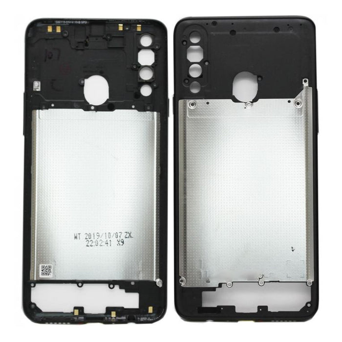 For Samsung Galaxy A20s / A207 Replacement Battery Cover Chassis With Buttons