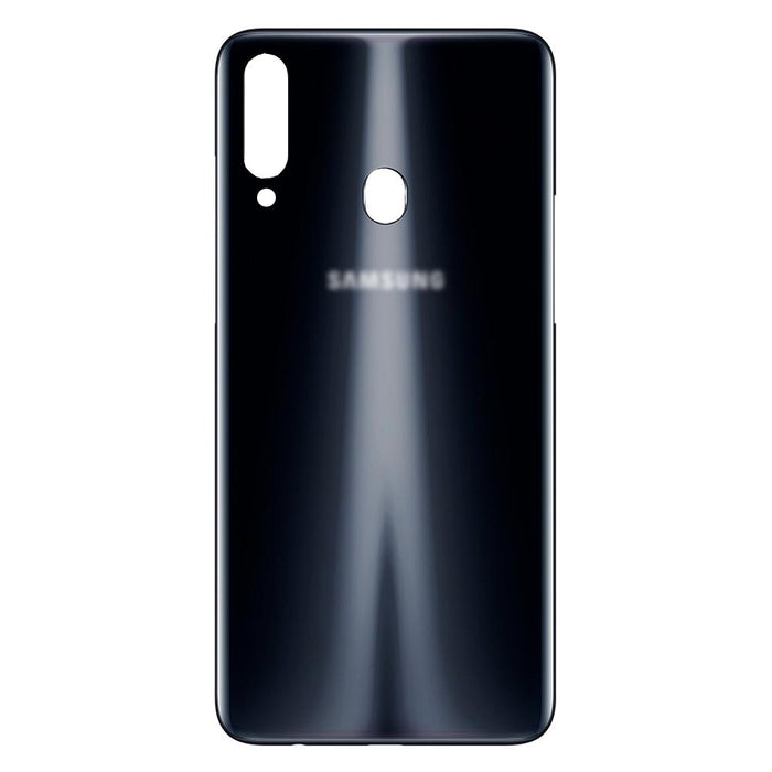 For Samsung Galaxy A20s A207 Replacement Rear Battery Cover with Adhesive (Black)