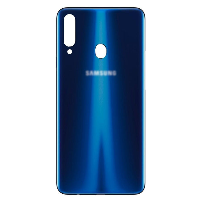 For Samsung Galaxy A20s A207 Replacement Rear Battery Cover with Adhesive (Blue)