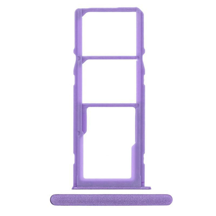 For Samsung Galaxy A21 A215 Replacement Dual Sim Card Tray (Purple)