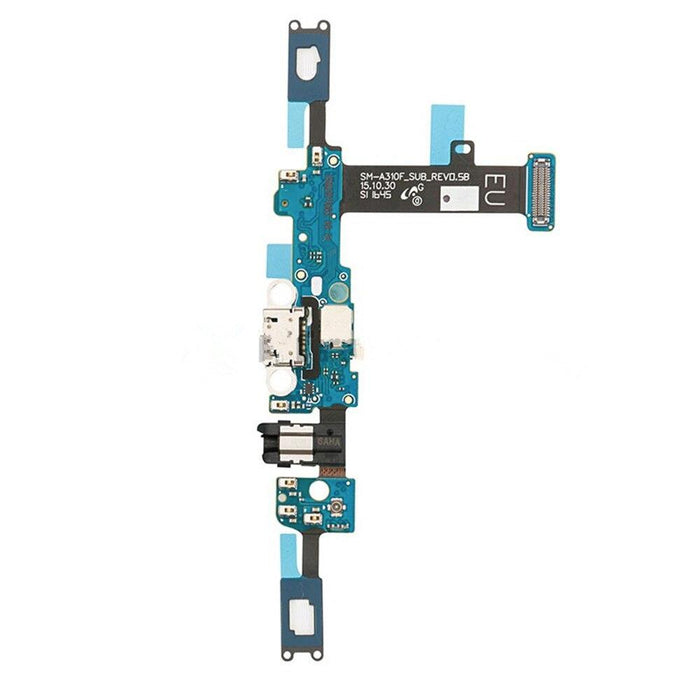 For Samsung Galaxy A3 (2016) / A310 Replacement Charging Port Flex With Headphone Port & Microphone