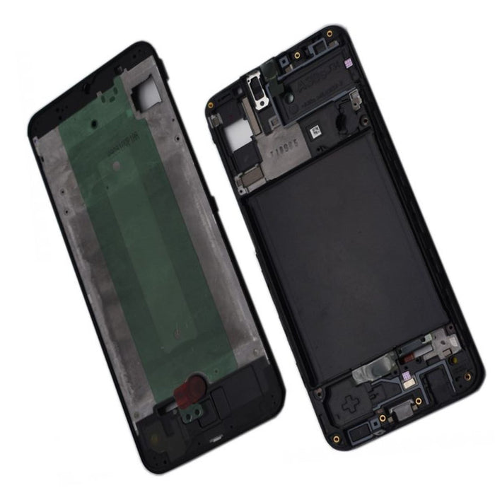 For Samsung Galaxy A30s Replacement Midframe Chassis Assembly (Black)