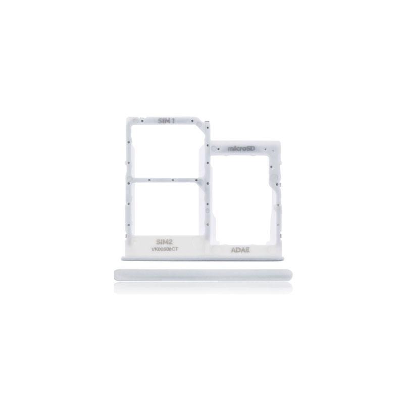For Samsung Galaxy A41 A415F Replacement Dual Sim Card Tray (Prism Crush Silver)