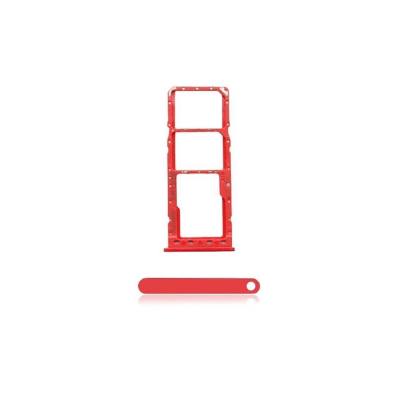 For Samsung Galaxy A50 A505 Replacement Dual Sim Card Tray (Coral Orange)