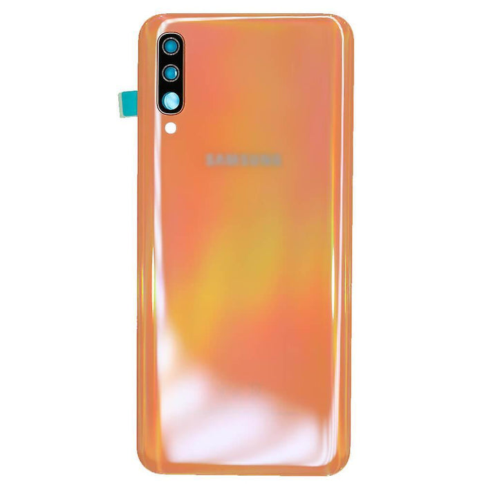 For Samsung Galaxy A50 A505 Replacement Rear Battery Cover with Adhesive (Coral)