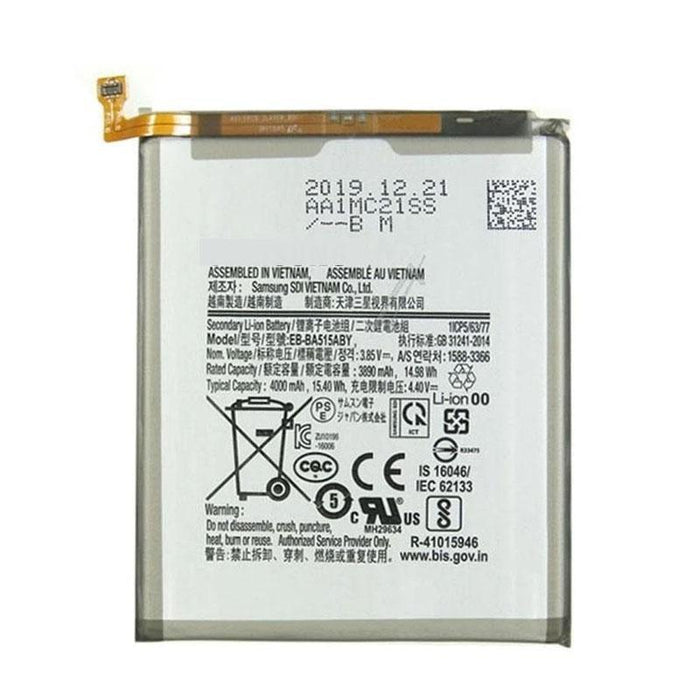 For Samsung Galaxy A51 (A515F) Replacement Battery 4000mAh - (EB-BA515ABY)