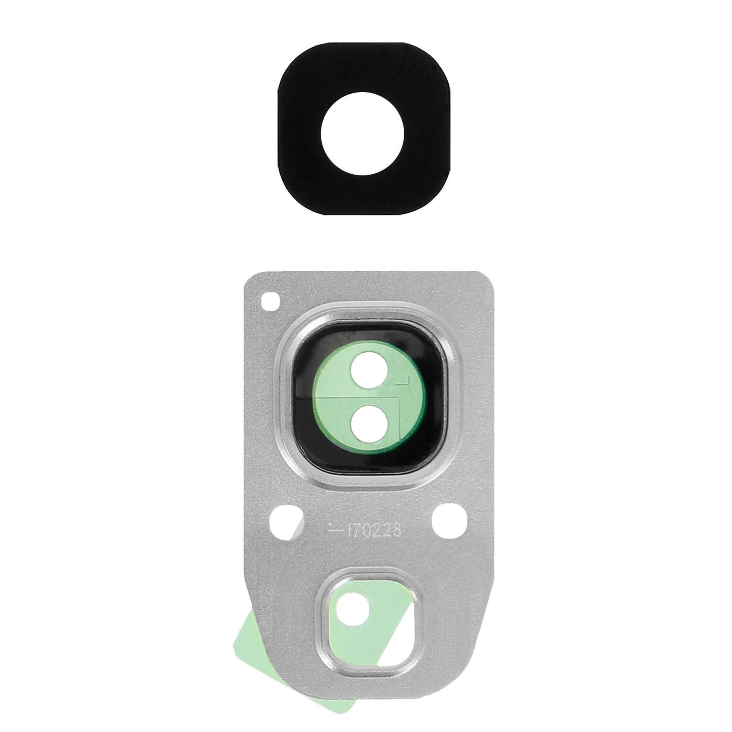 For Samsung Galaxy A520 / A5 2017 Replacement Camera Lens With Bracket And Adhesive (Silver)