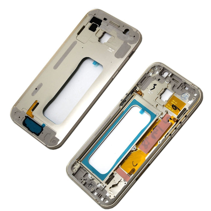 For Samsung Galaxy A520 / A5 2017 Replacement Midframe Chassis With Buttons (Gold)