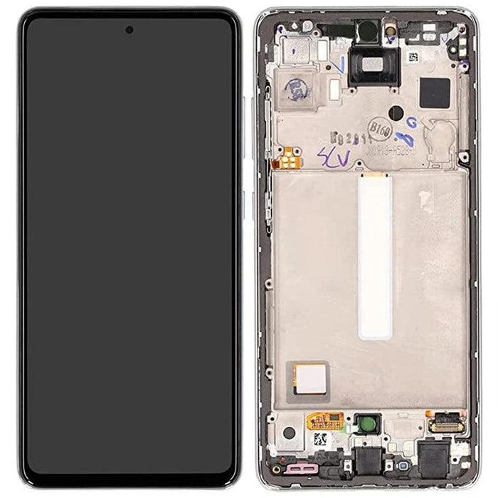 For Samsung Galaxy A52s 5G A528 Replacement LCD Touch Screen & Assembly With Frame (Awesome Black)