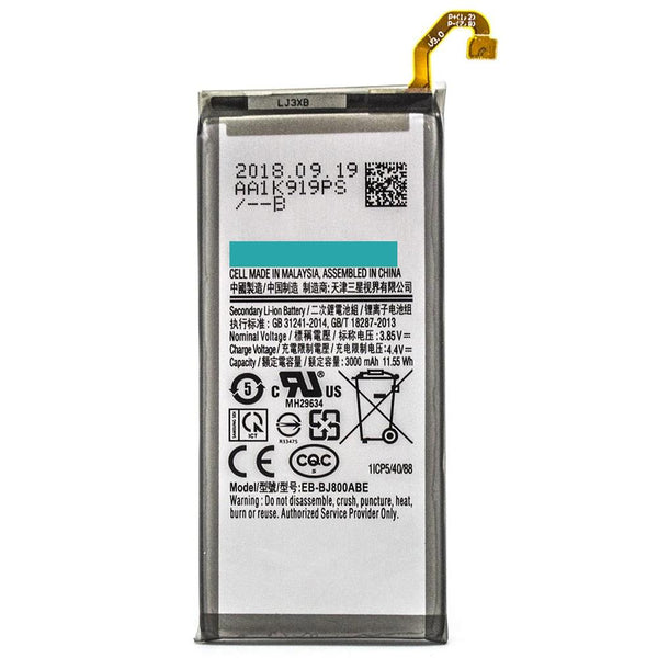 For Samsung Galaxy A6 A600 2018 / J6 J600 2018 Replacement Battery 3000mAh