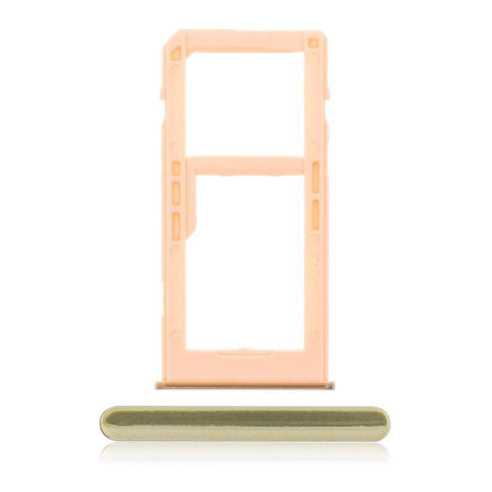 For Samsung Galaxy A60 A606 Replacement Dual Sim Card Tray (Cocktail Orange)