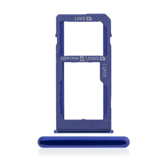 For Samsung Galaxy A60 A606 Replacement Dual Sim Card Tray (Seawater Blue)