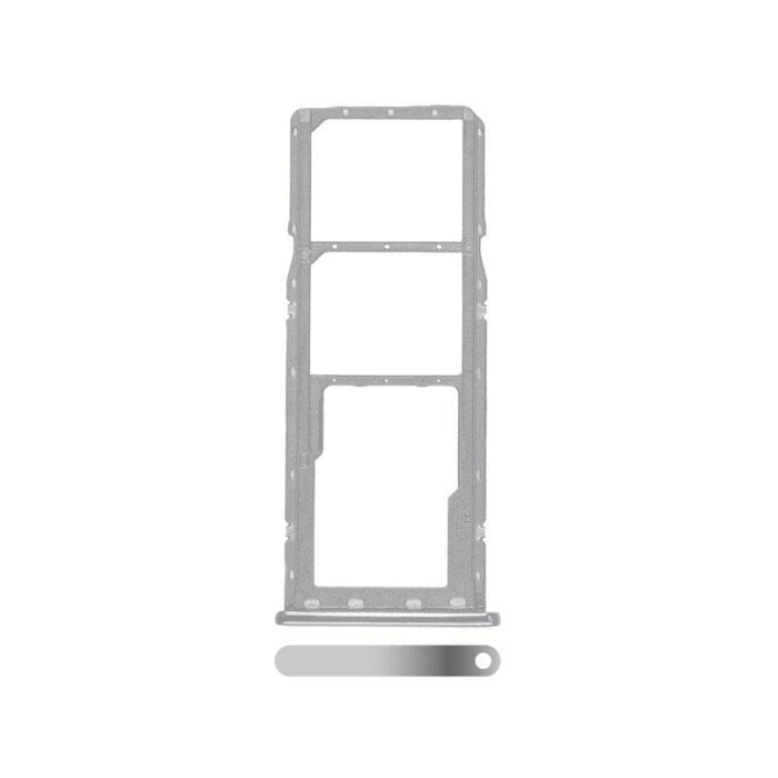 For Samsung Galaxy A7 (2018) A750 Replacement Dual Sim Card Tray (Silver)