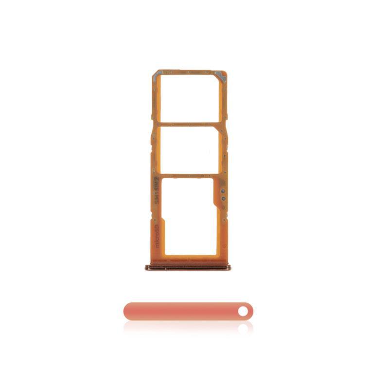 For Samsung Galaxy A70 A705 Replacement Dual Sim Card Tray (Coral)
