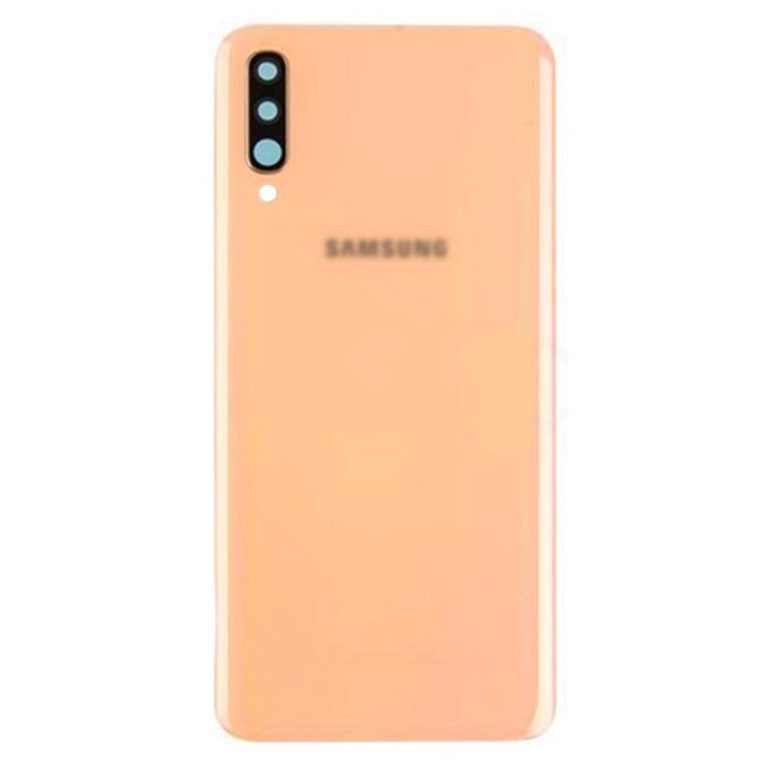 For Samsung Galaxy A70 A705 Replacement Rear Battery Cover with Adhesive (Coral)