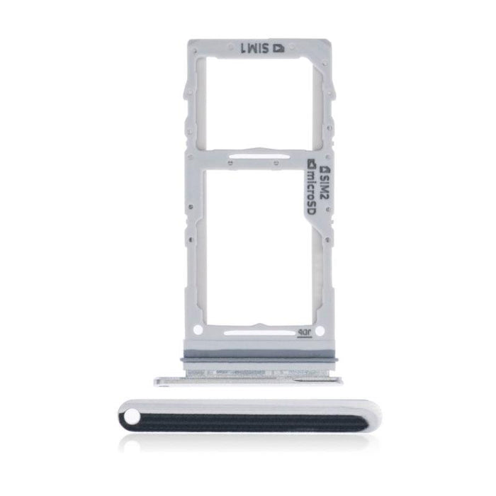 For Samsung Galaxy A71 A715 Replacement Dual Sim Card Tray (Prism Cube Silver)