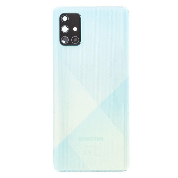 For Samsung Galaxy A71 A715 Replacement Rear Battery Cover (Prism Crush Blue)