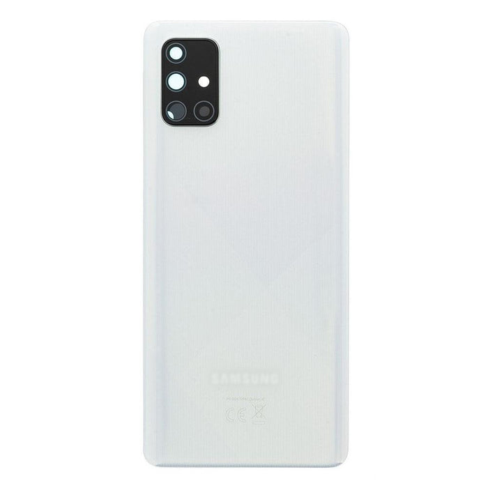For Samsung Galaxy A71 A715 Replacement Rear Battery Cover (Prism Crush White)