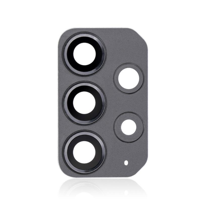 For Samsung Galaxy A72 A726F Replacement Rear Camera Lens With Cover Bezel Ring (Awesome Black)