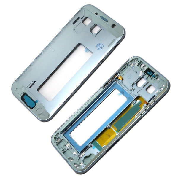For Samsung Galaxy A720 / A7 2017 Replacement Midframe Chassis With Buttons (Blue)
