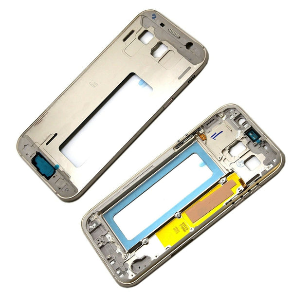 For Samsung Galaxy A720 / A7 2017 Replacement Midframe Chassis With Buttons (Gold)